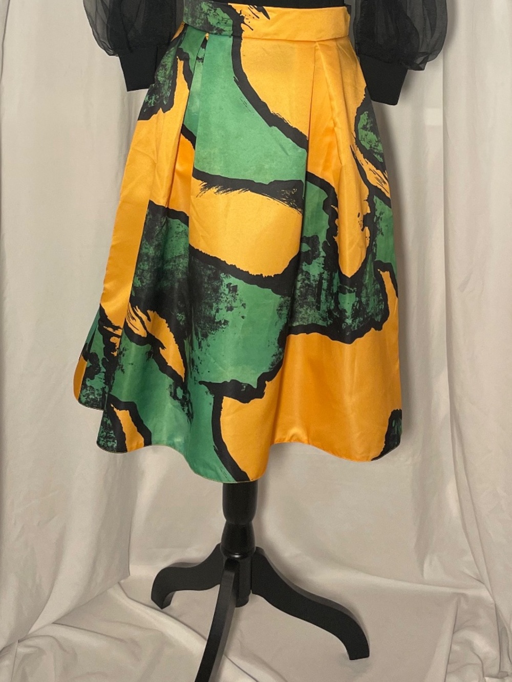 African Style Printed Midi Skirt